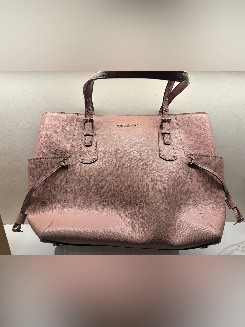 Michael Kors Blush Pink Saffiano Leather Tote